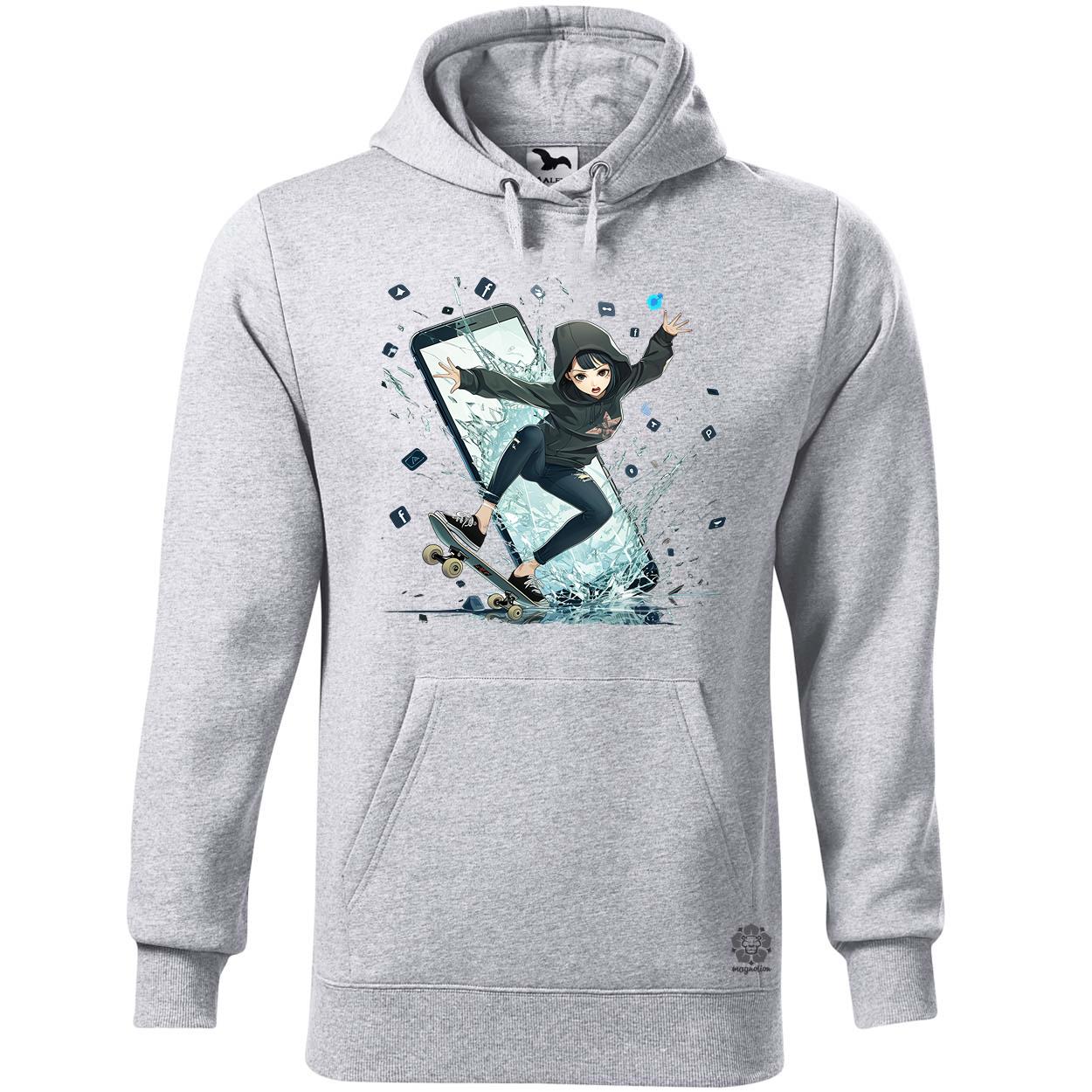 Influenszer chibi lány v4 egyedi  pulóver 