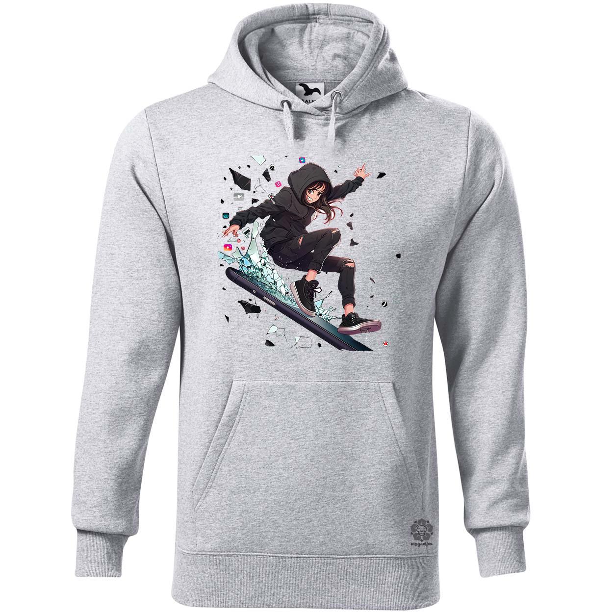 Influenszer chibi lány v5 egyedi  pulóver 