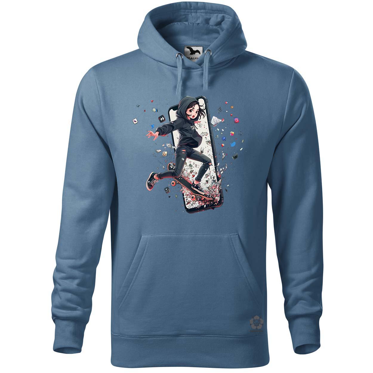 Influenszer chibi lány v7 egyedi  pulóver 