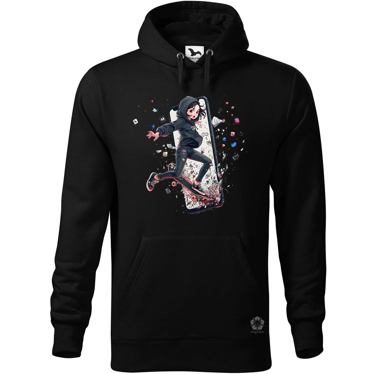 Influenszer chibi lány v7 egyedi  pulóver 