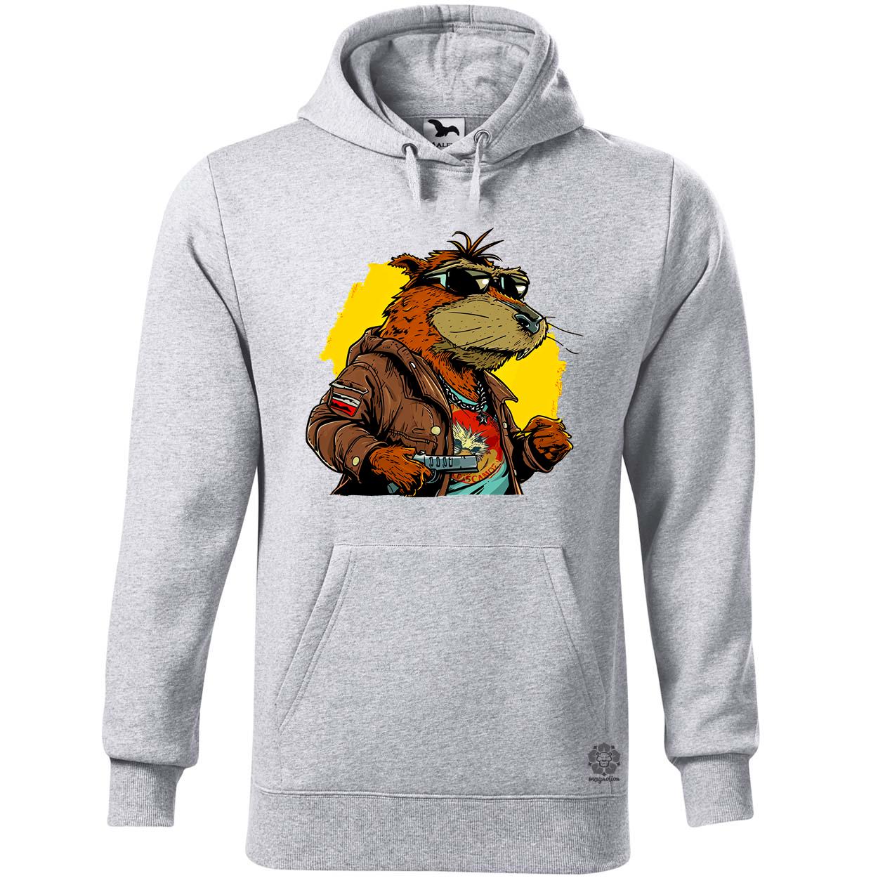 Laza hód v4 egyedi  pulóver 