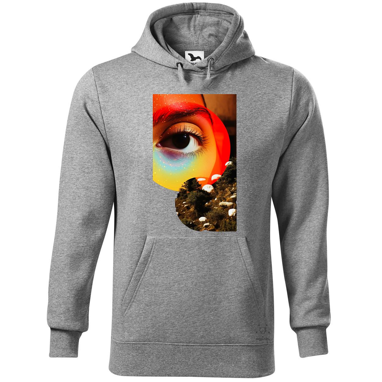 Szürreál kollázs v1 egyedi  pulóver 