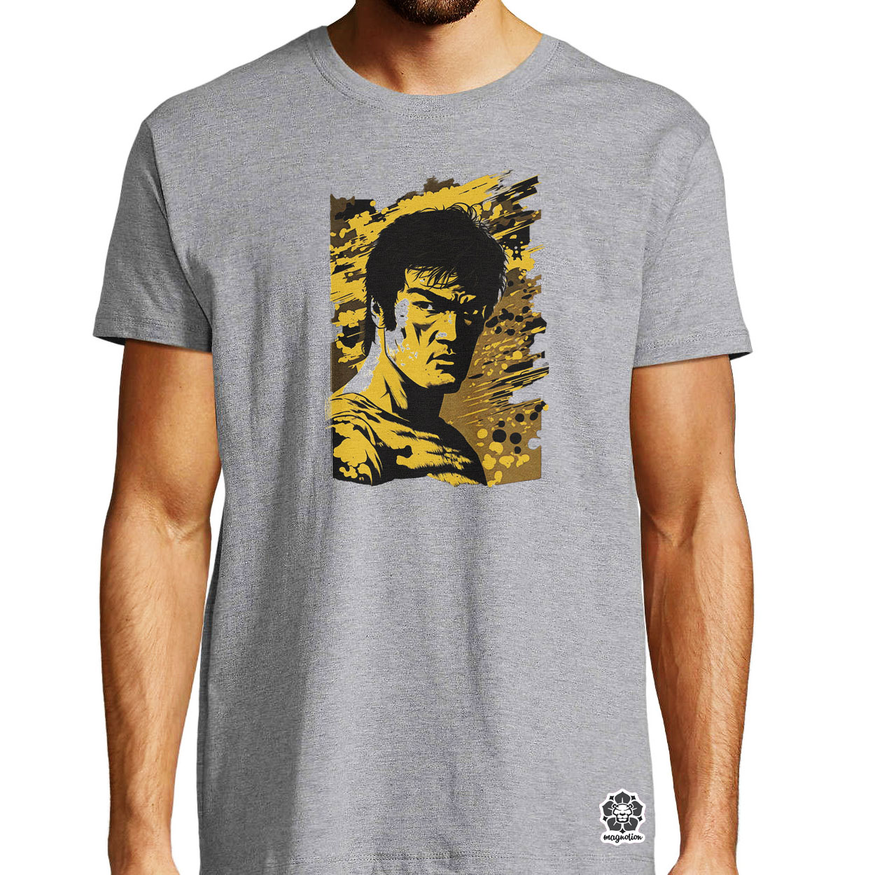 Bruce Lee portré v4 egyedi póló 