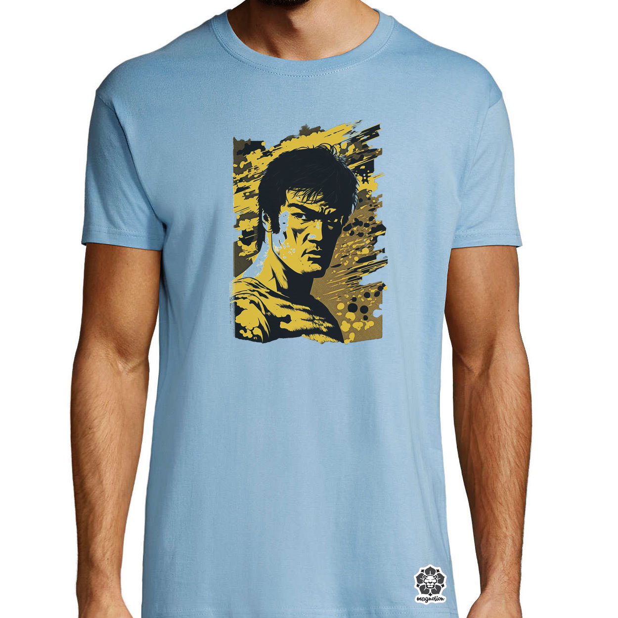 Bruce Lee portré v4 egyedi póló 