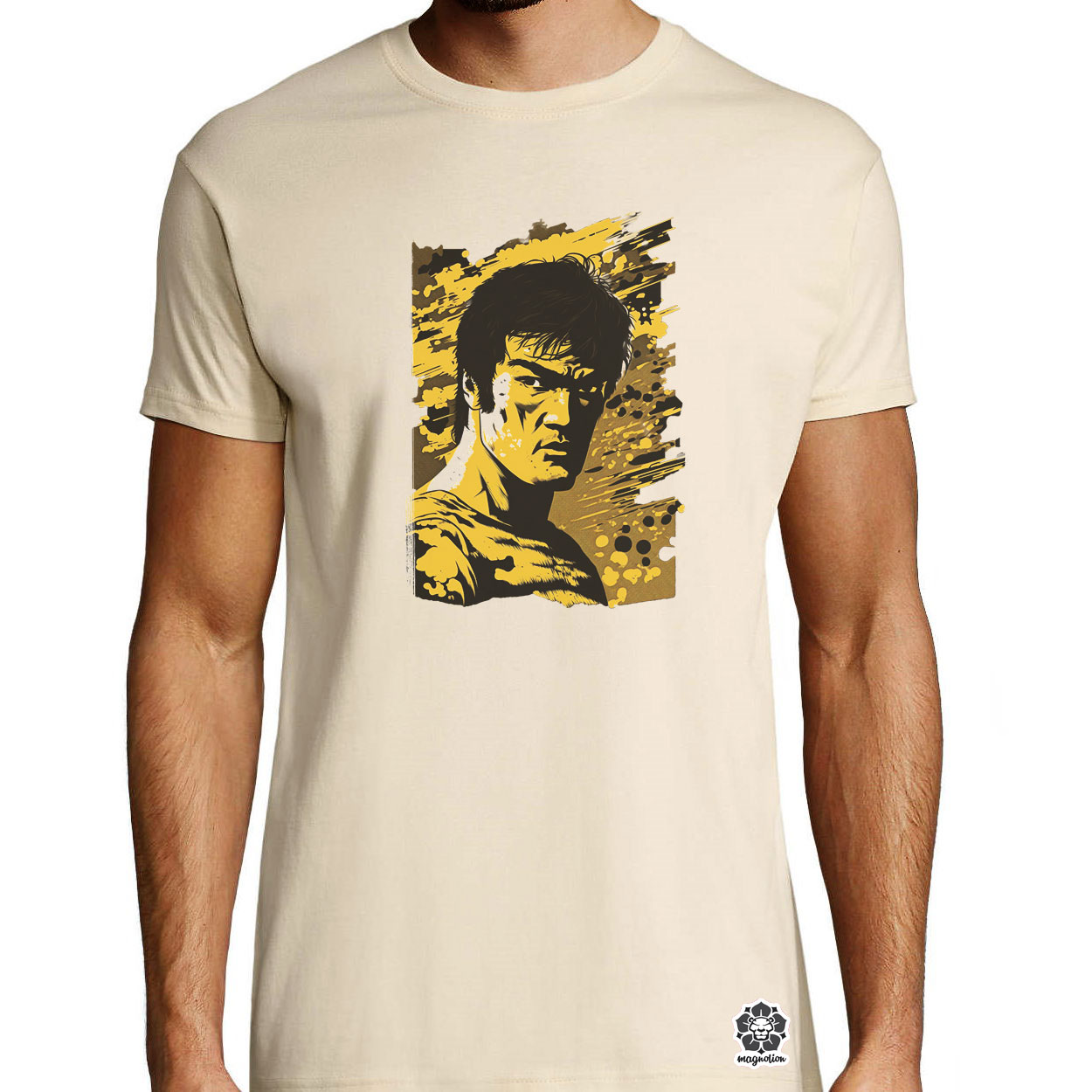 Bruce Lee portré v4 egyedi póló 