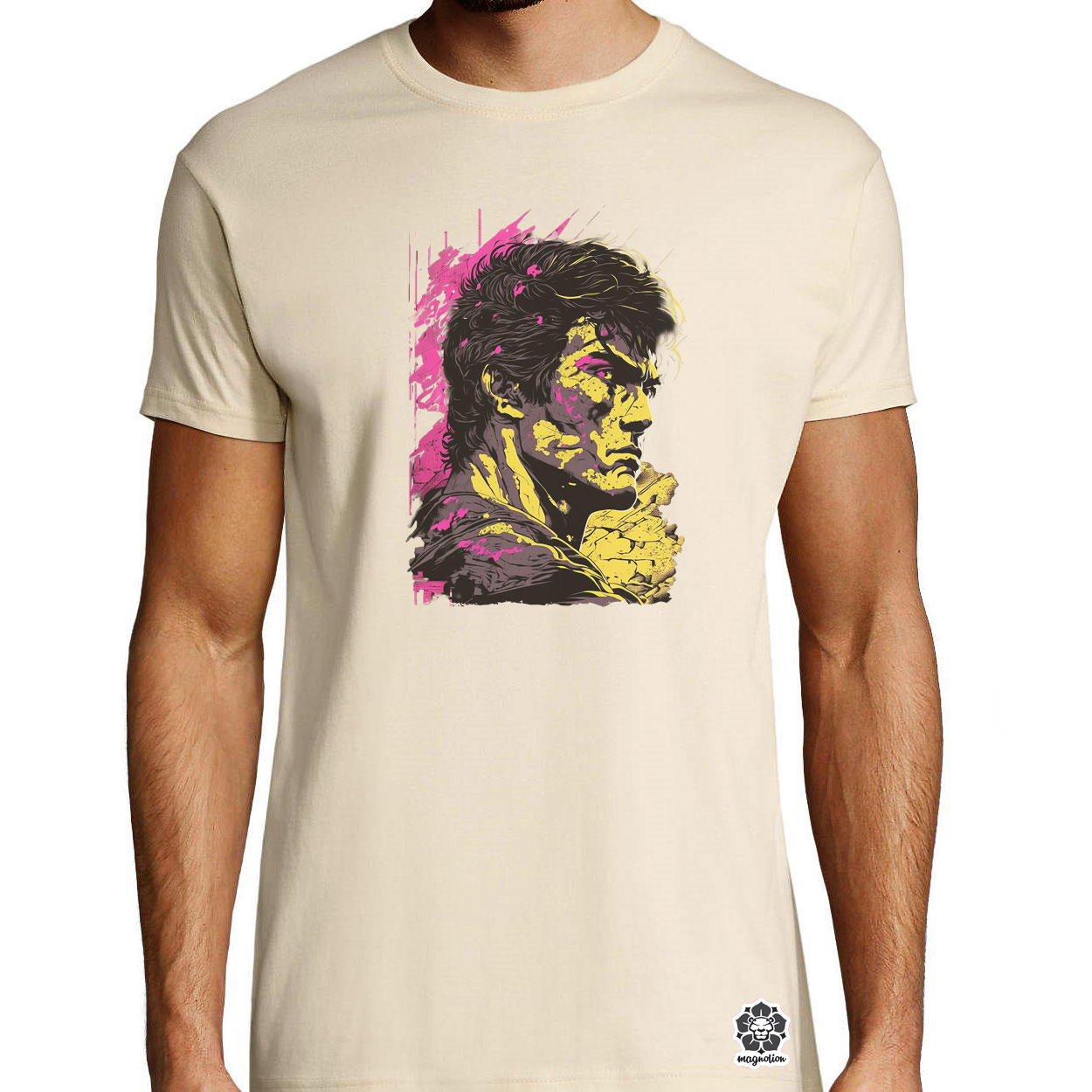Bruce Lee portré v6 egyedi póló 