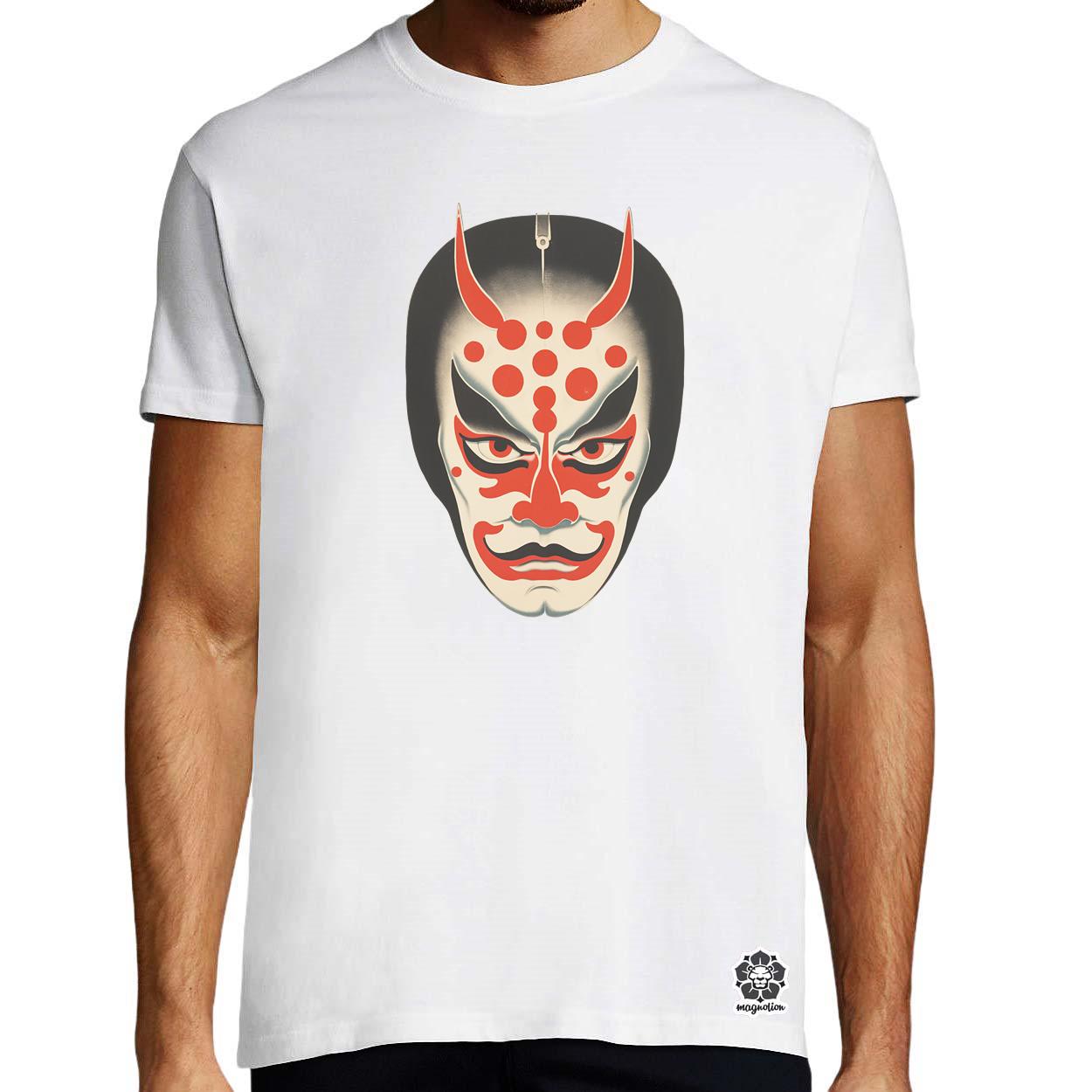 Kabuki maszk v1 egyedi póló 