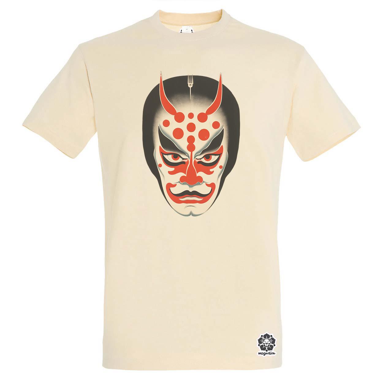 Kabuki maszk v1 egyedi póló 