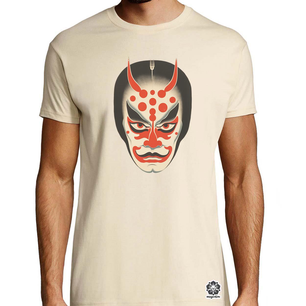 Kabuki maszk v1 egyedi póló 