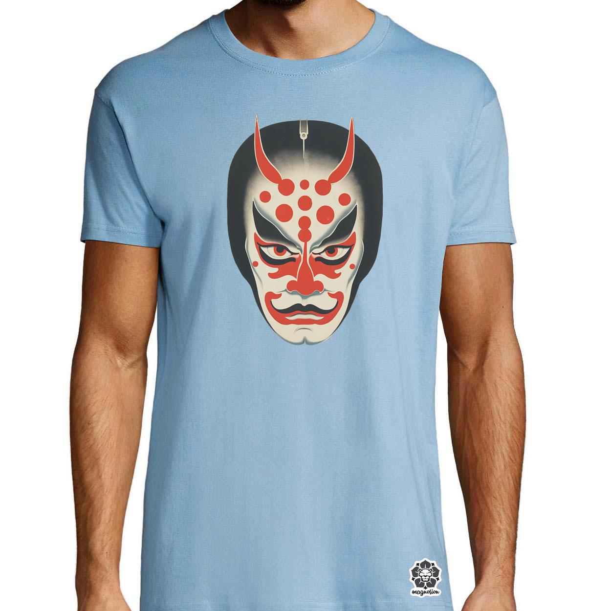 Kabuki maszk v1 egyedi póló 