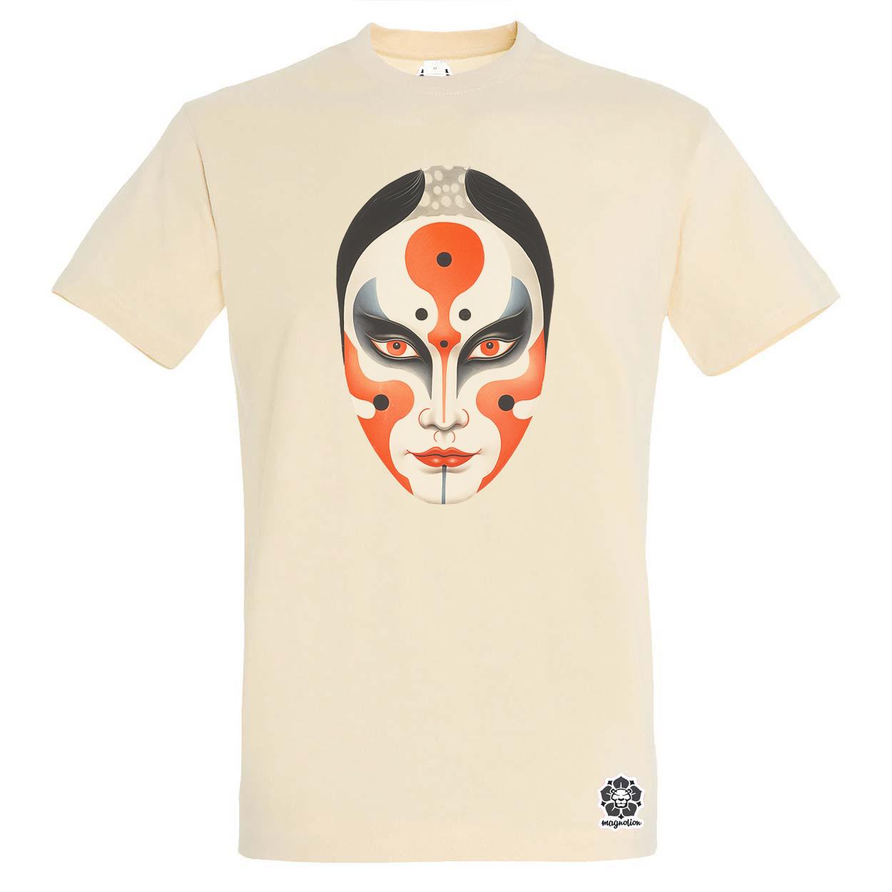 Kabuki maszk v2 egyedi póló 