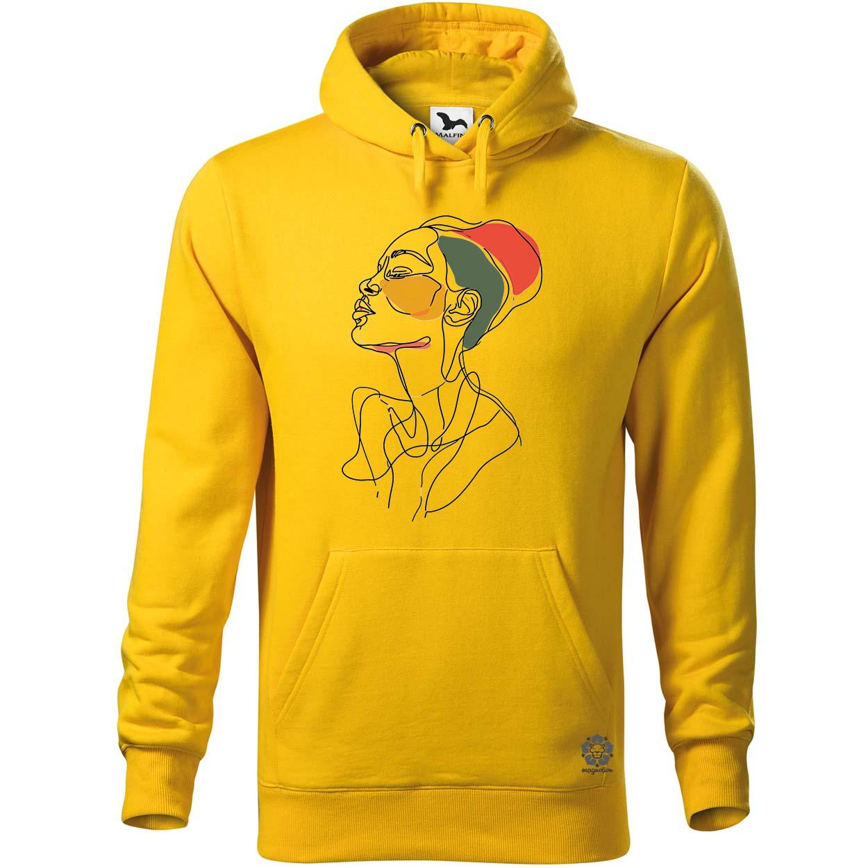 Afro nő rajz portré v3 egyedi  pulóver 