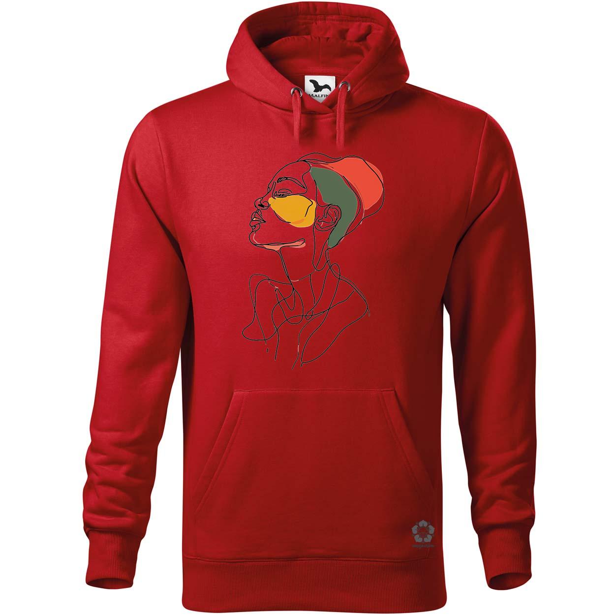 Afro nő rajz portré v3 egyedi  pulóver 