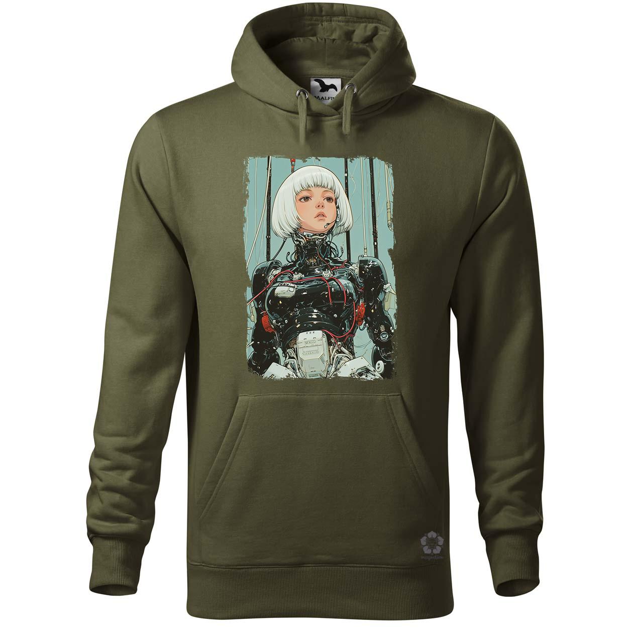 Anime kiborg lány v1 egyedi  pulóver 