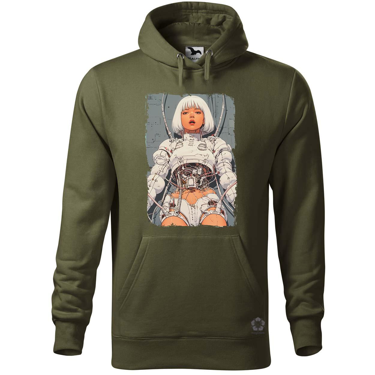 Anime kiborg lány v2 egyedi  pulóver 