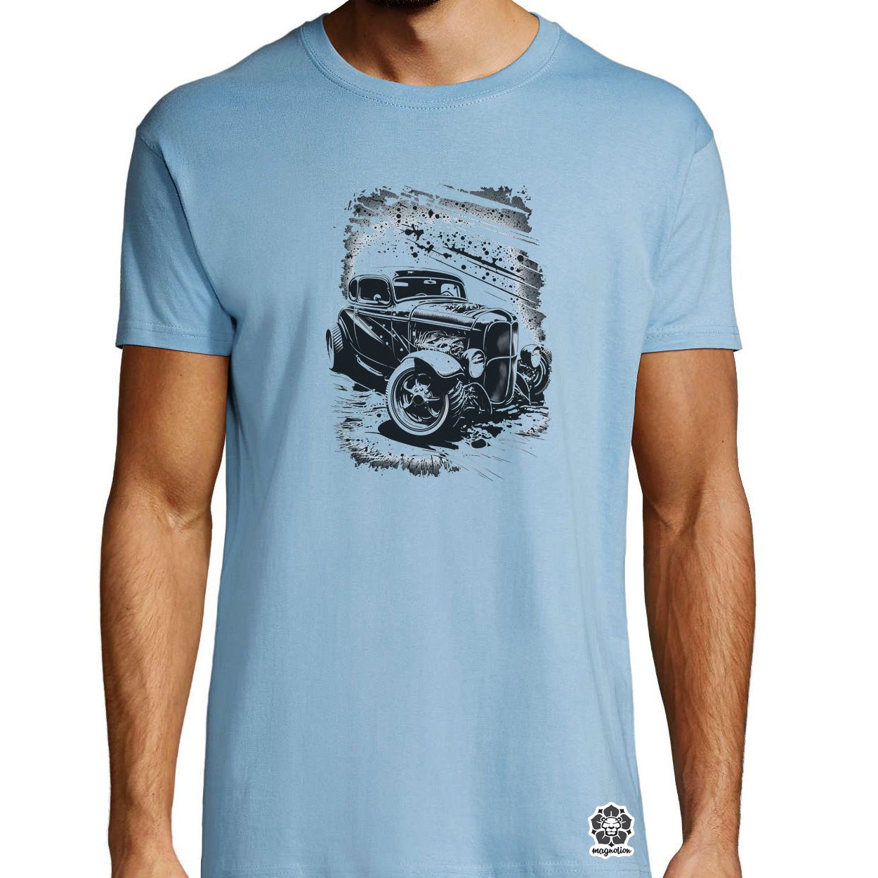 Hot rod v1 egyedi póló 