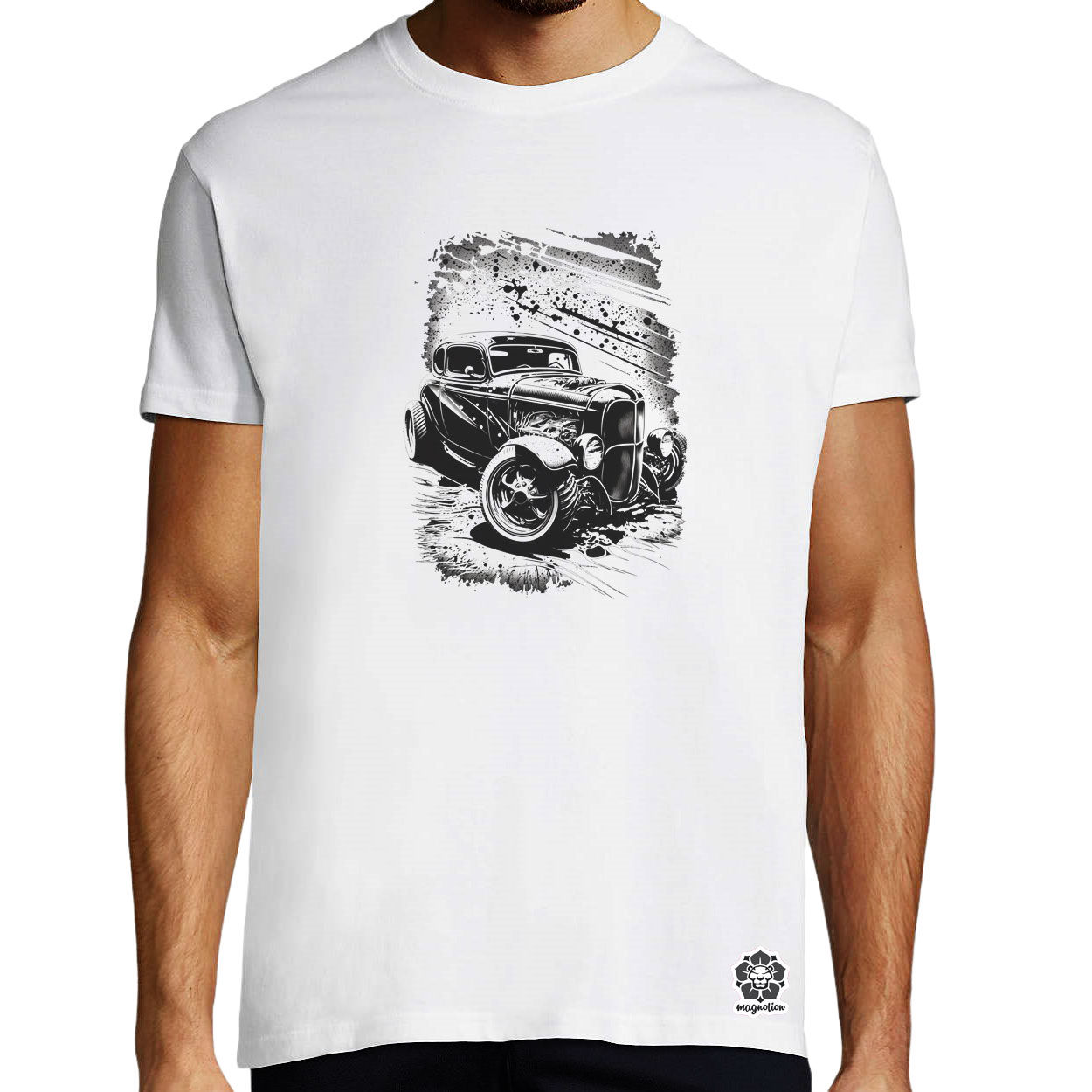 Hot rod v1 egyedi póló 