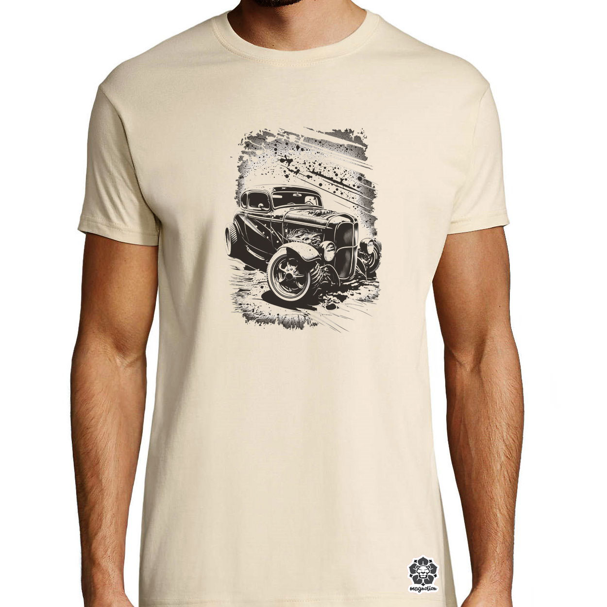 Hot rod v1 egyedi póló 
