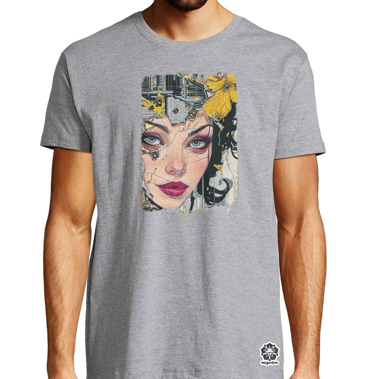 Pop art deco portré v3 egyedi póló 