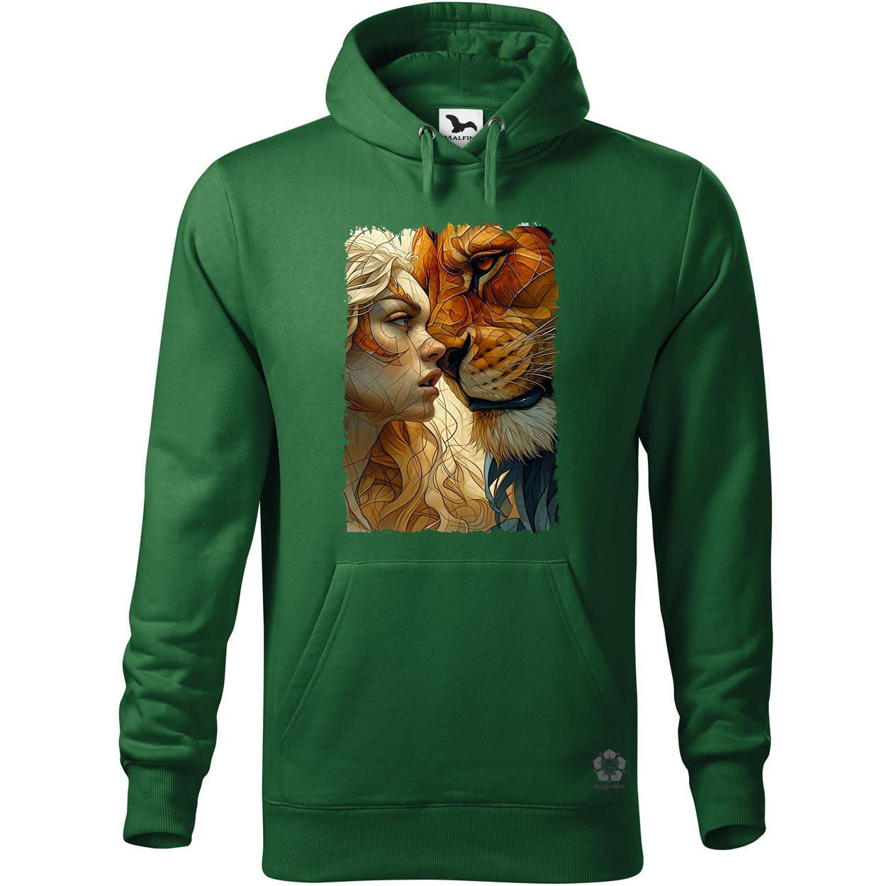 Nő és oroszlán v2 egyedi  pulóver 