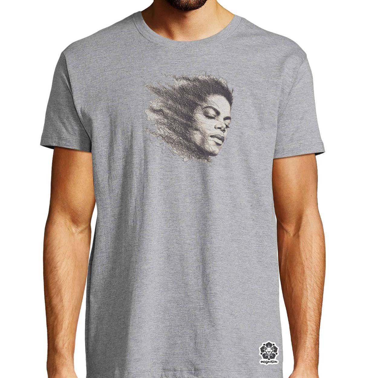 Michael Jackson rajz portré v3 egyedi póló 