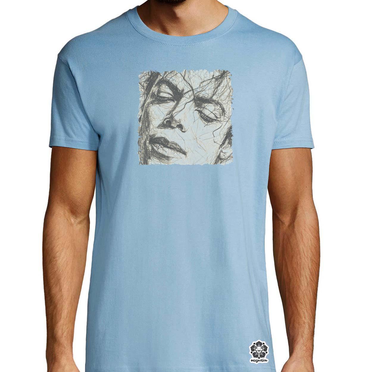 Michael Jackson rajz portré v5 egyedi póló 