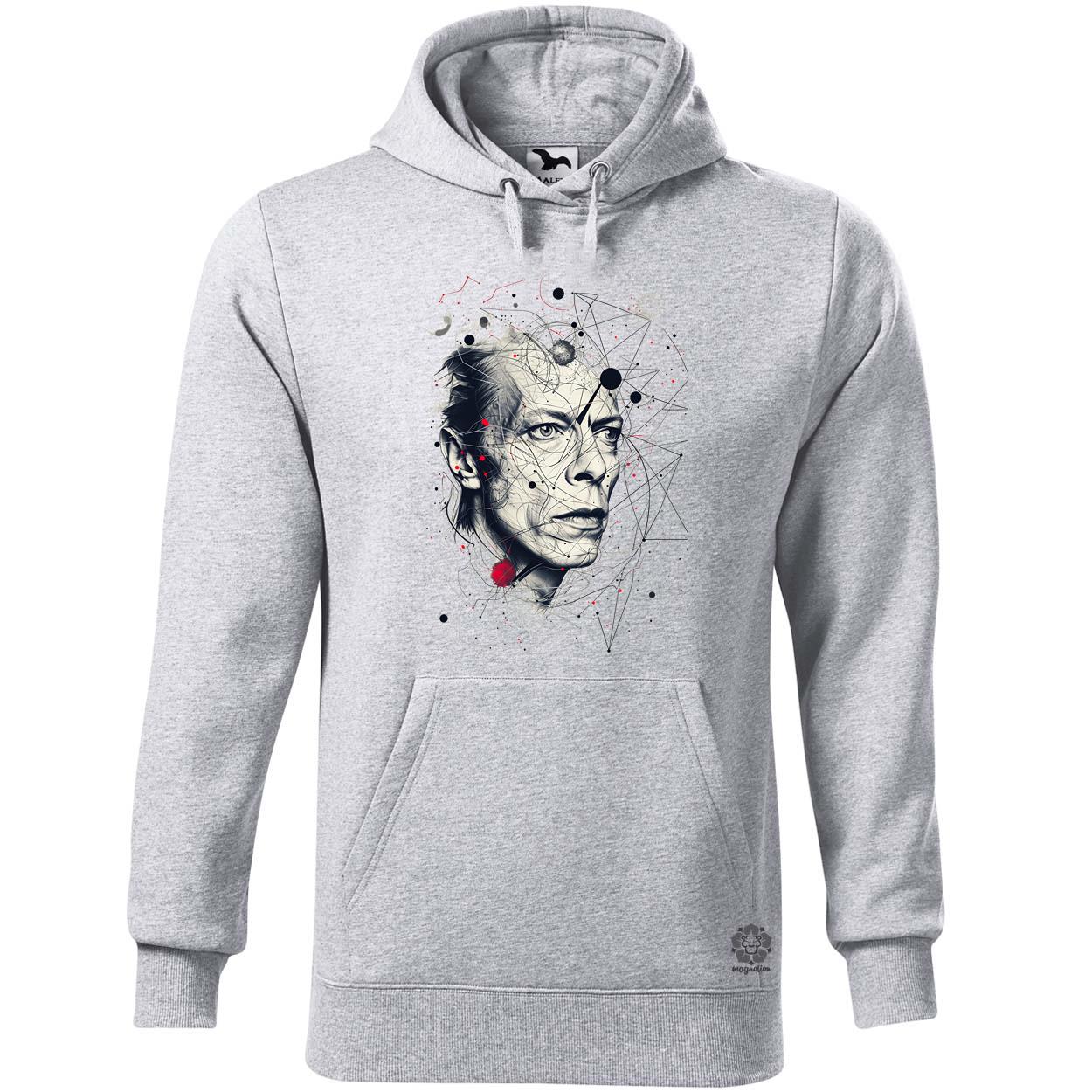 David Bowie rajz portré v2 egyedi  pulóver 