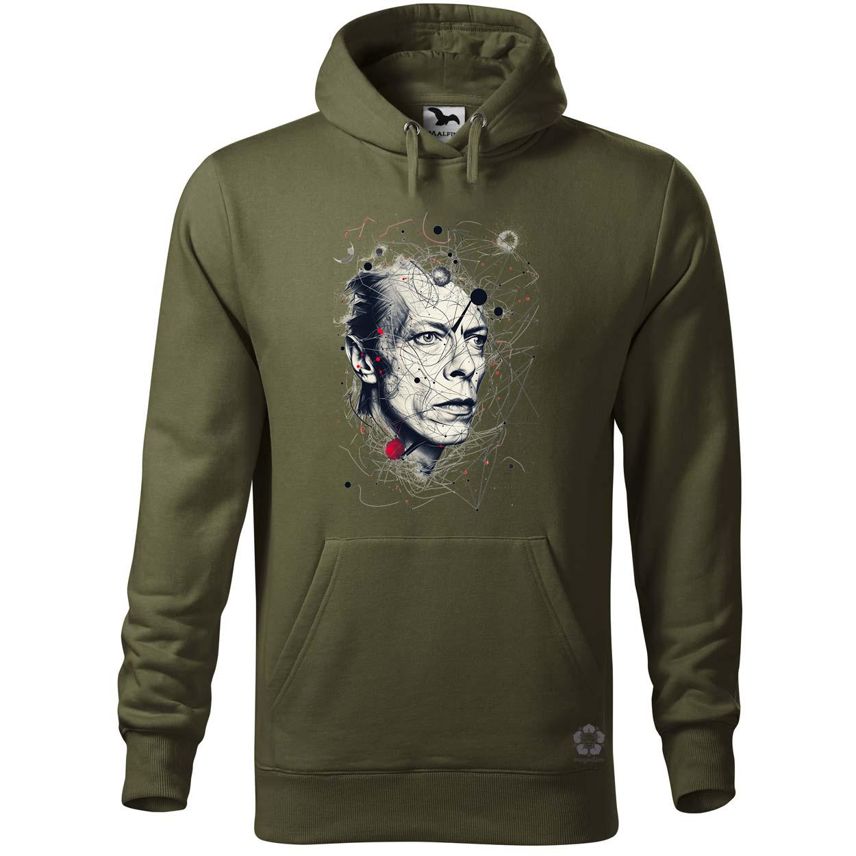 David Bowie rajz portré v2 egyedi  pulóver 