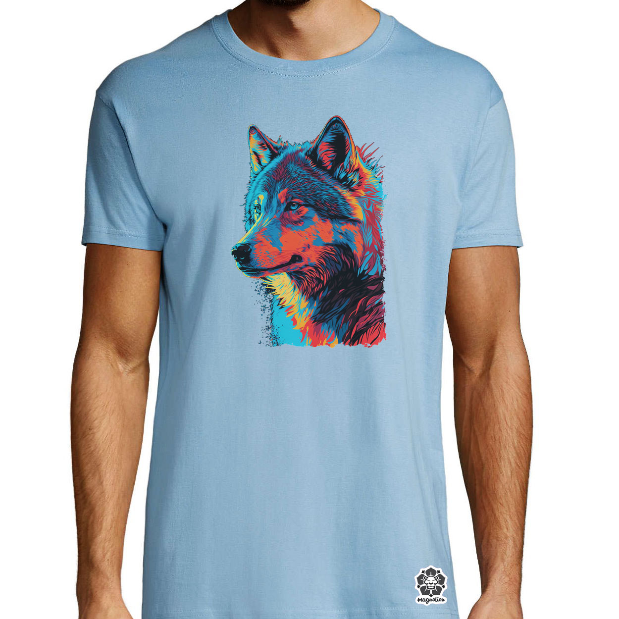 Pop art farkas v1 egyedi póló 