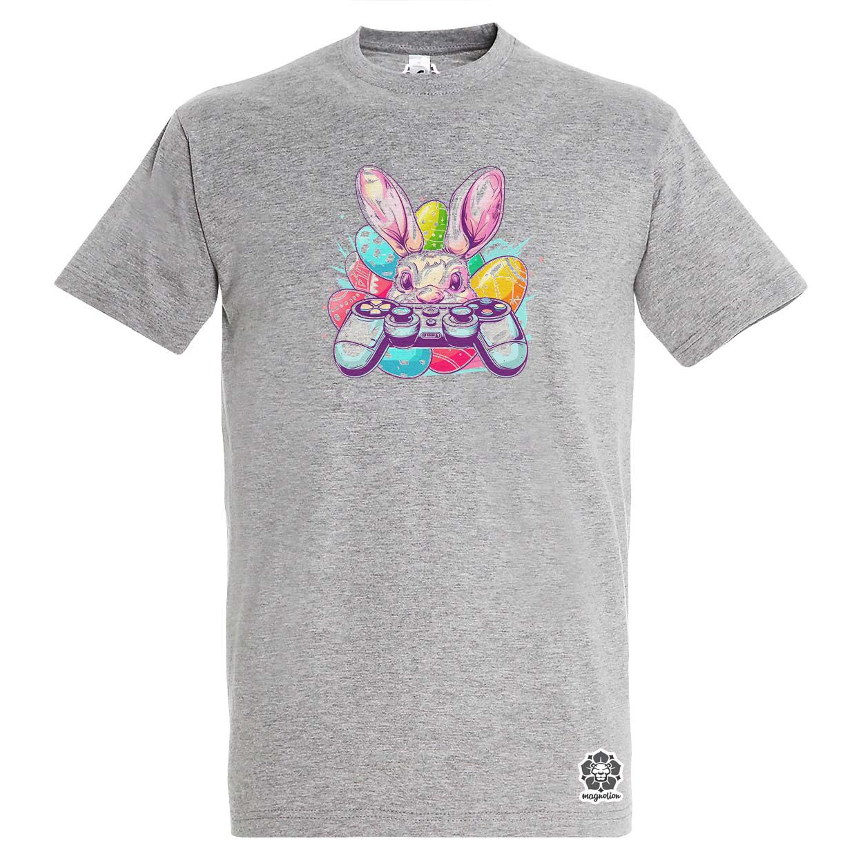 Gamer nyuszi v8 egyedi póló 