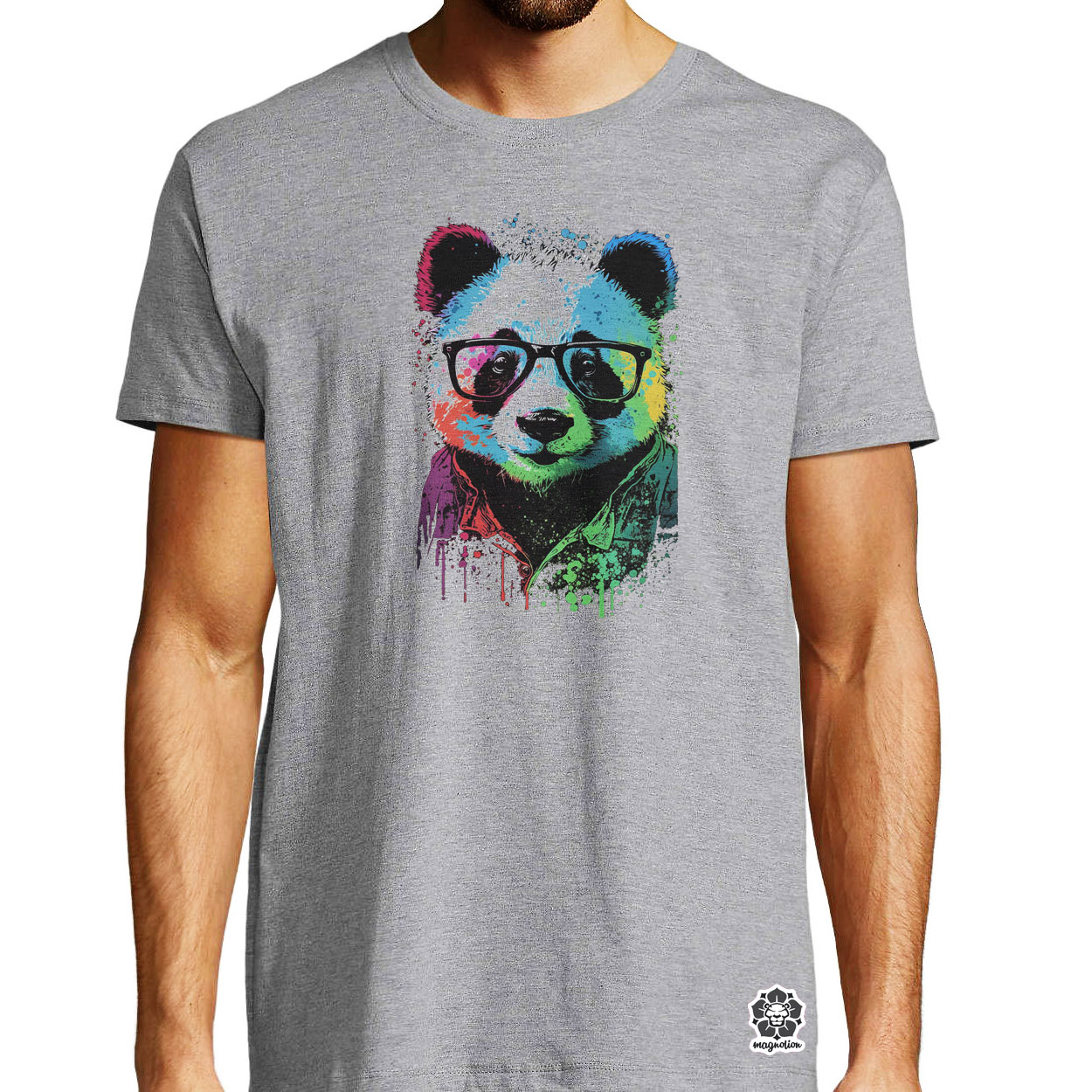 Pop art panda v1 egyedi póló 