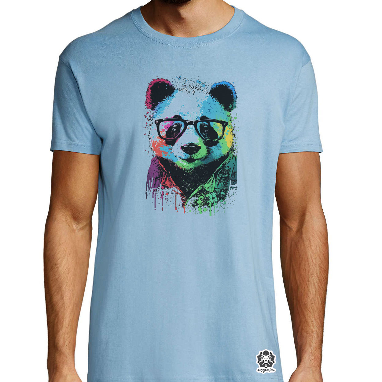 Pop art panda v1 egyedi póló 