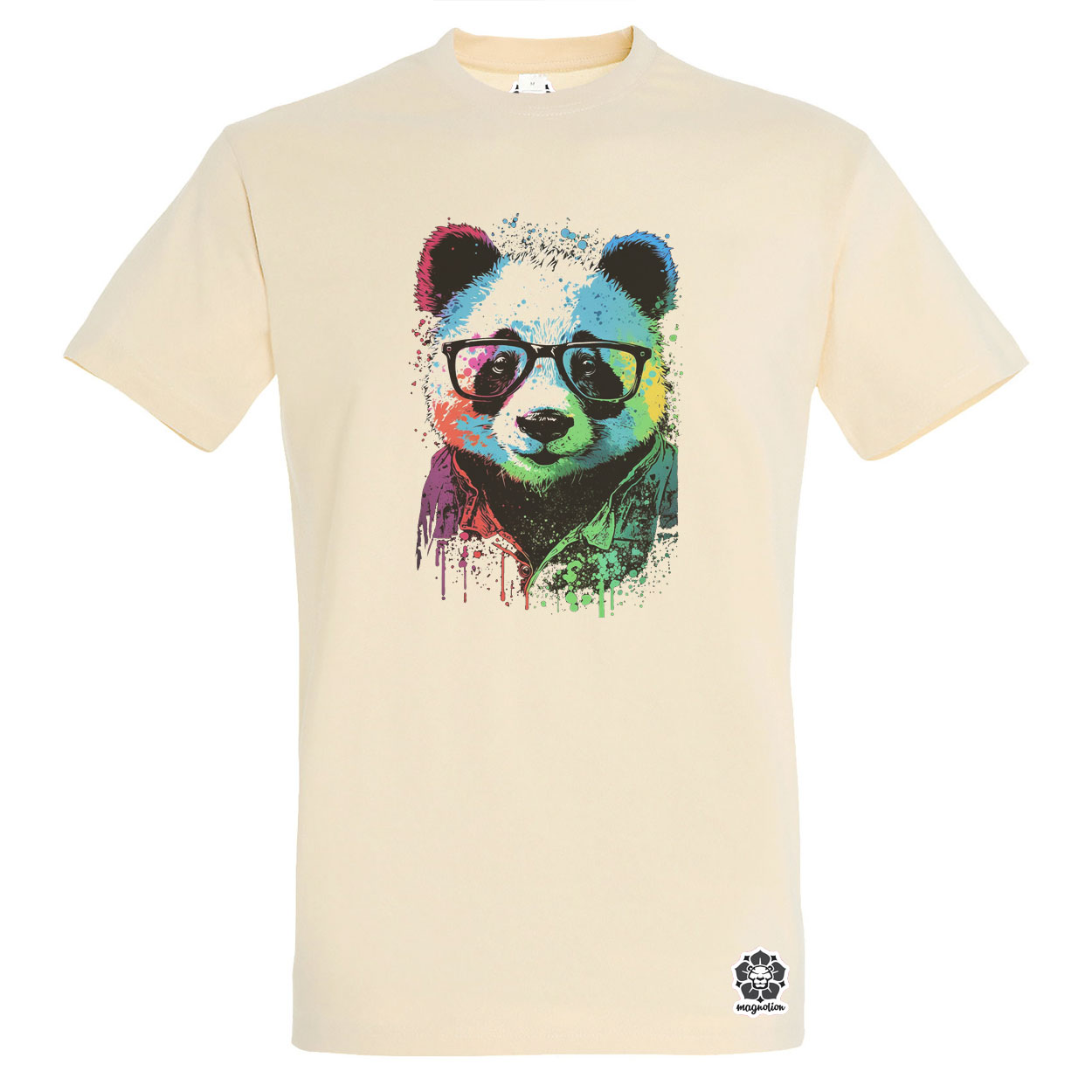 Pop art panda v1 egyedi póló 