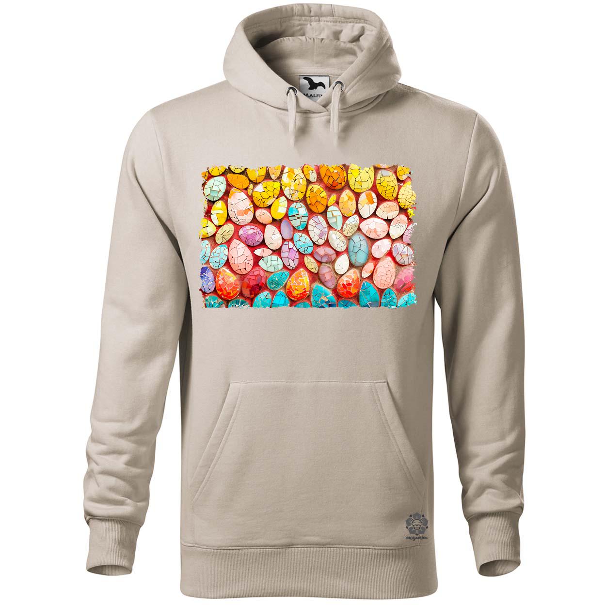 Mozaik húsvéti tojások v3 egyedi  pulóver 