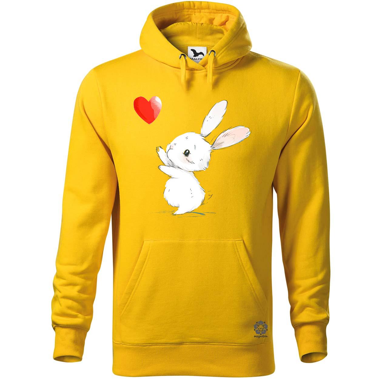 Nyuszi szíves lufival v3 egyedi  pulóver 