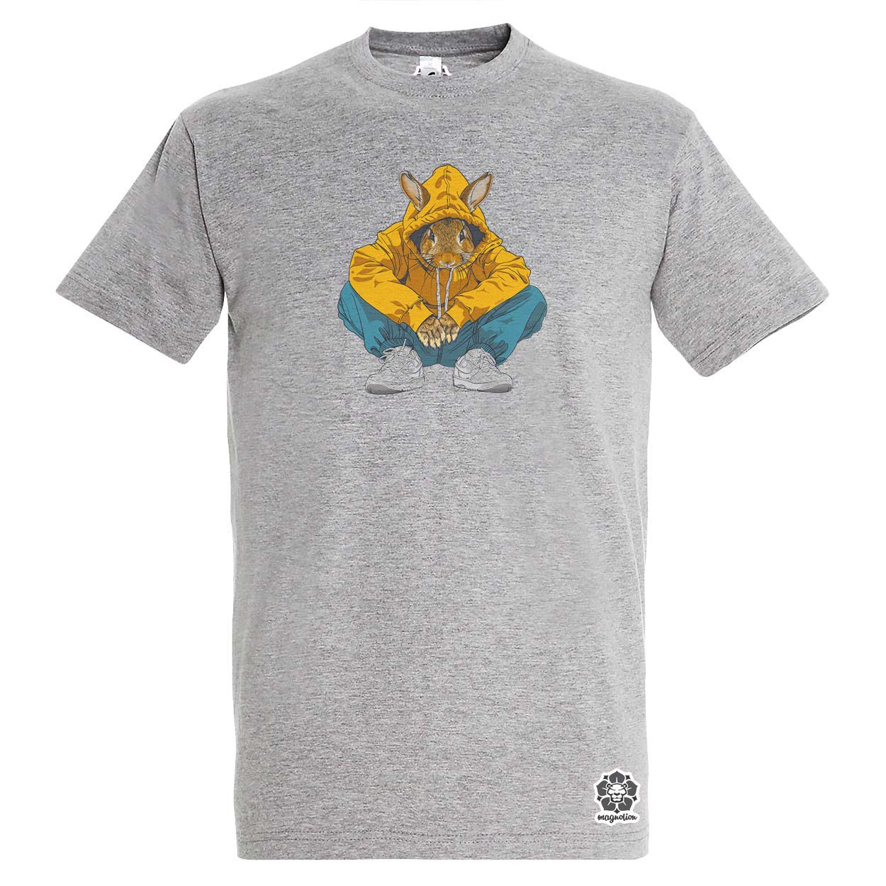 Hip Hop nyuszi v14 egyedi póló 