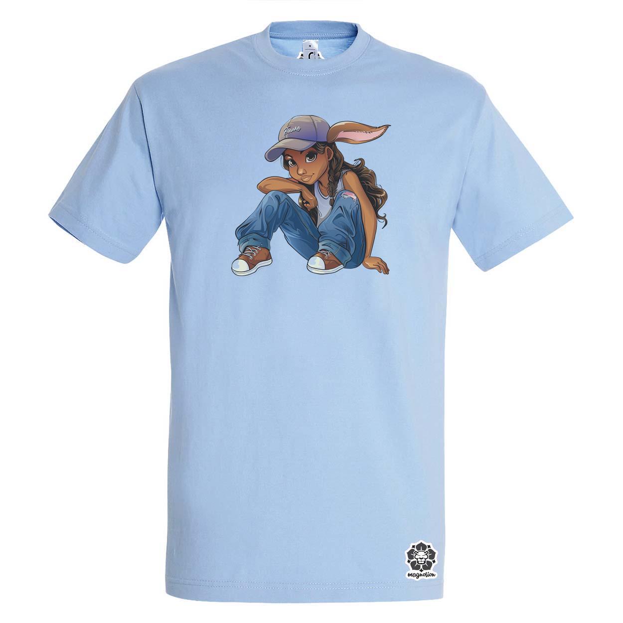Hip Hop nyuszi v8 egyedi póló 