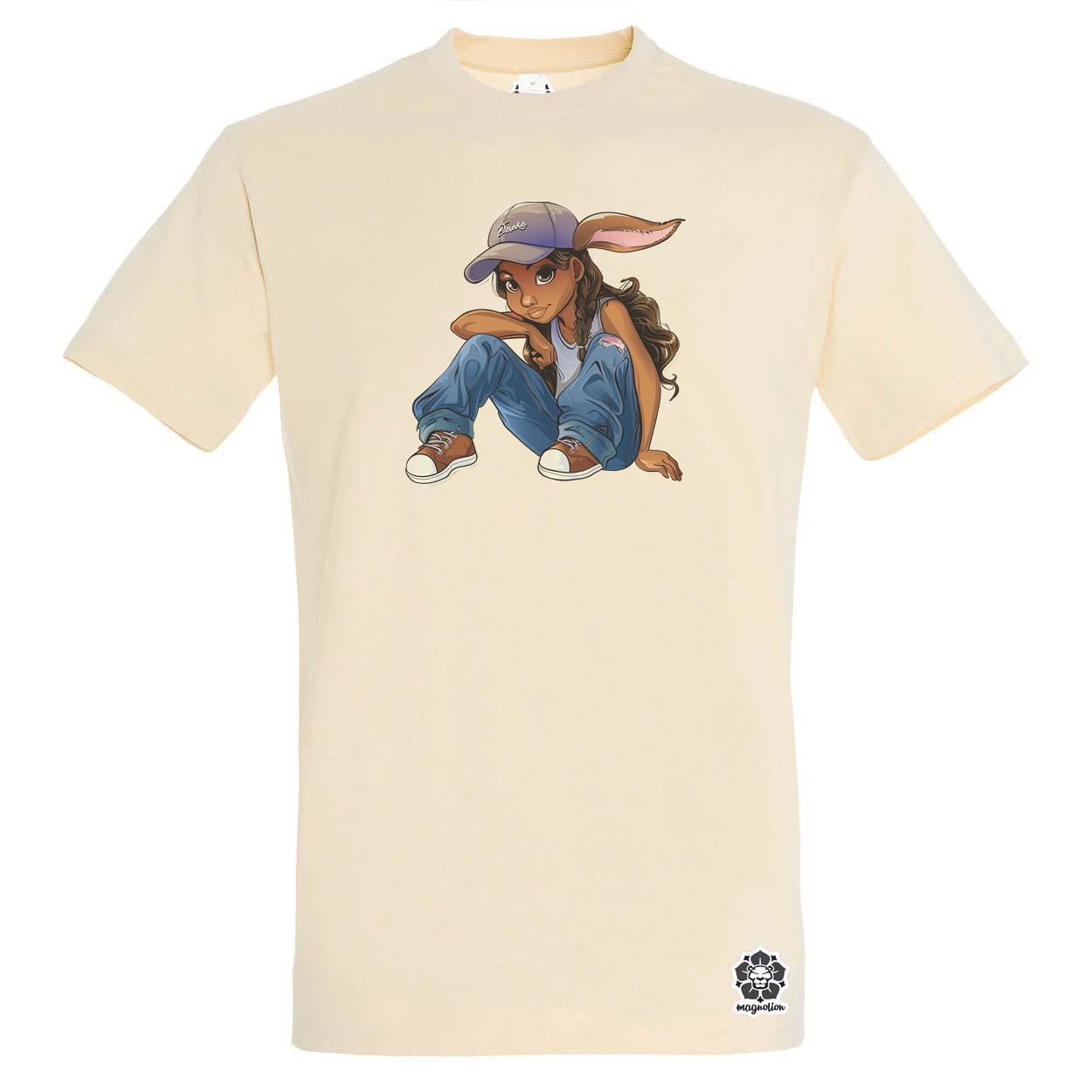 Hip Hop nyuszi v8 egyedi póló 