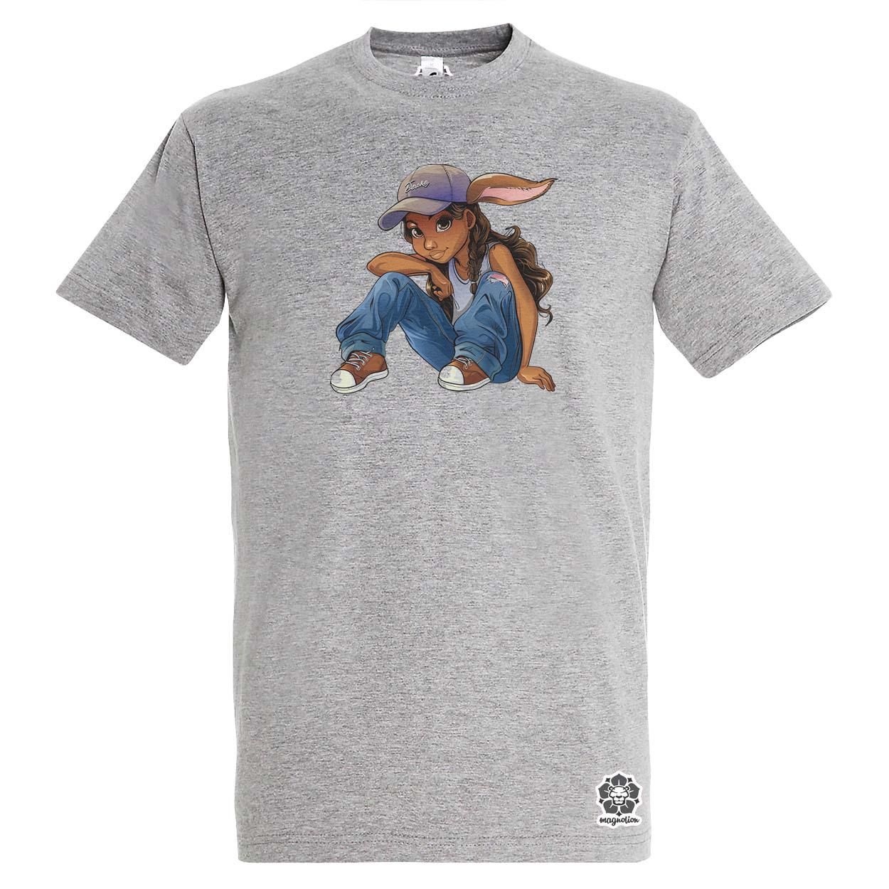 Hip Hop nyuszi v8 egyedi póló 