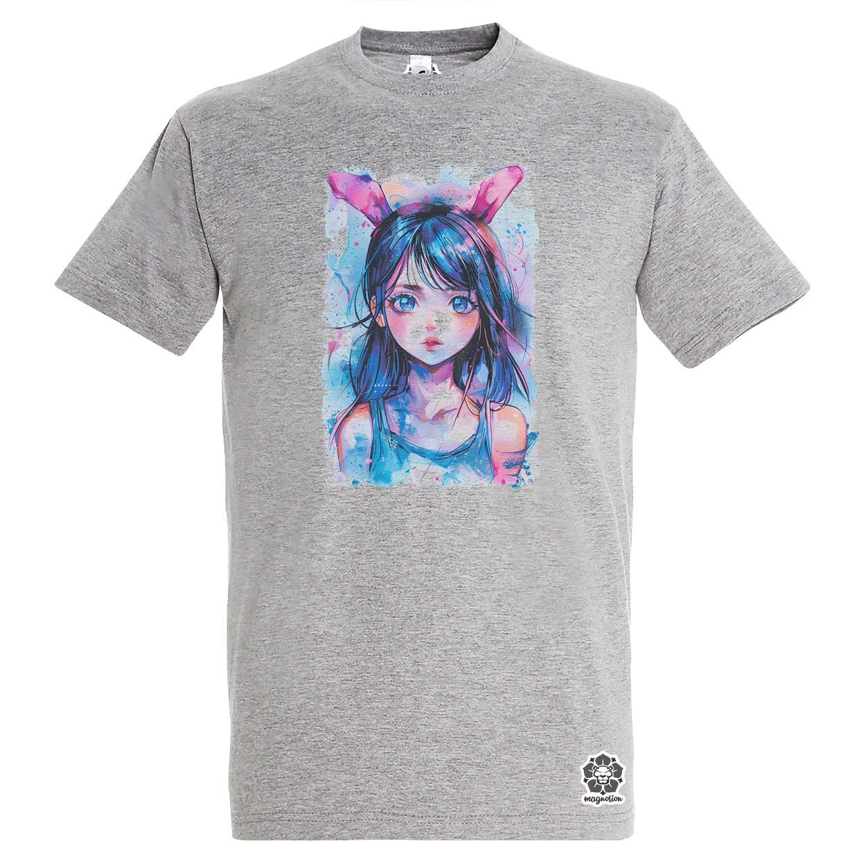 Manga nyuszi lány v4 egyedi póló 