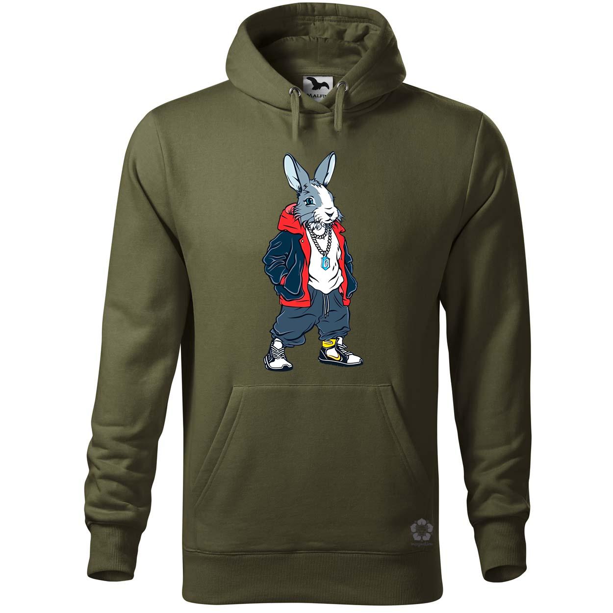 Hip Hop nyuszi v15 egyedi  pulóver 