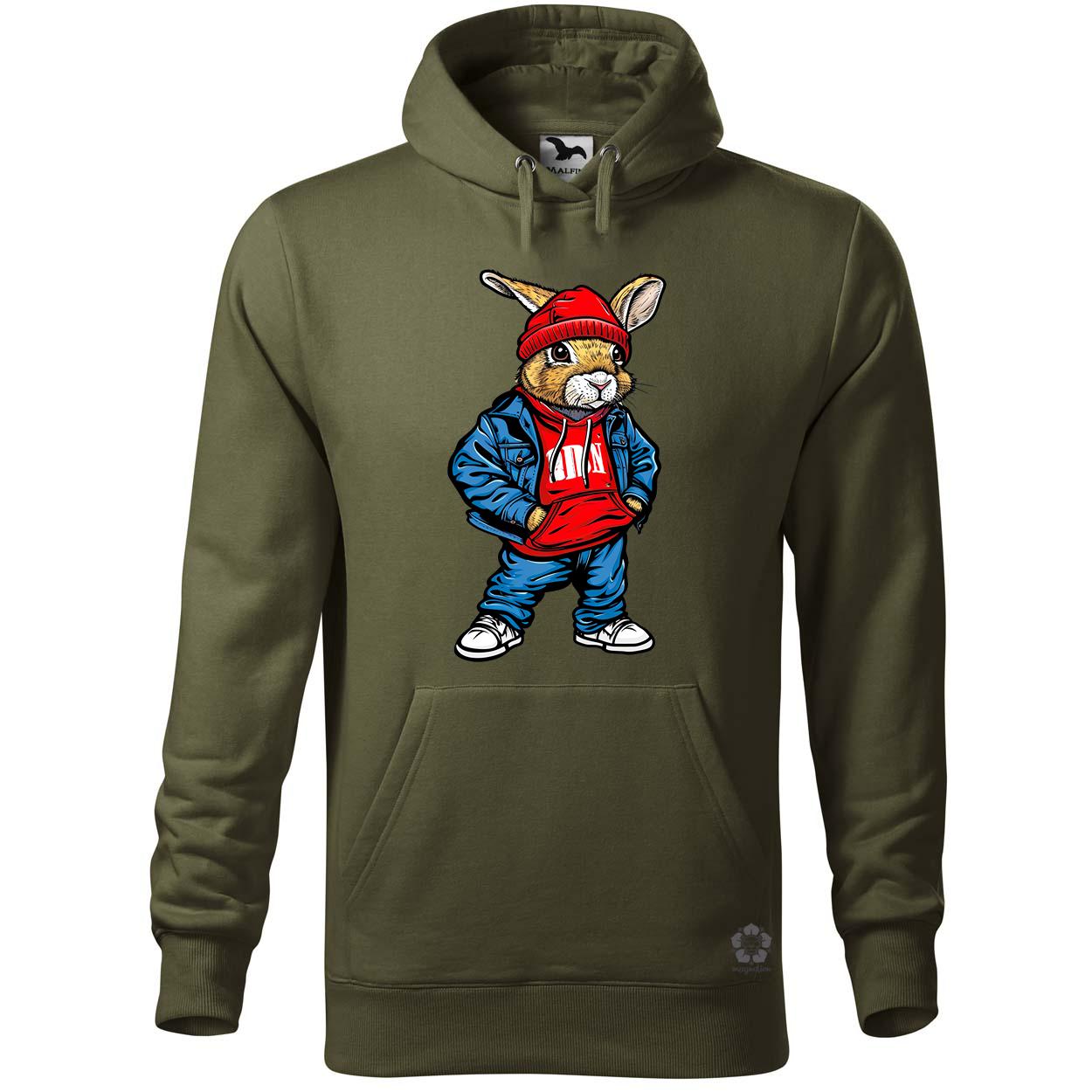 Hip Hop nyuszi v16 egyedi  pulóver 