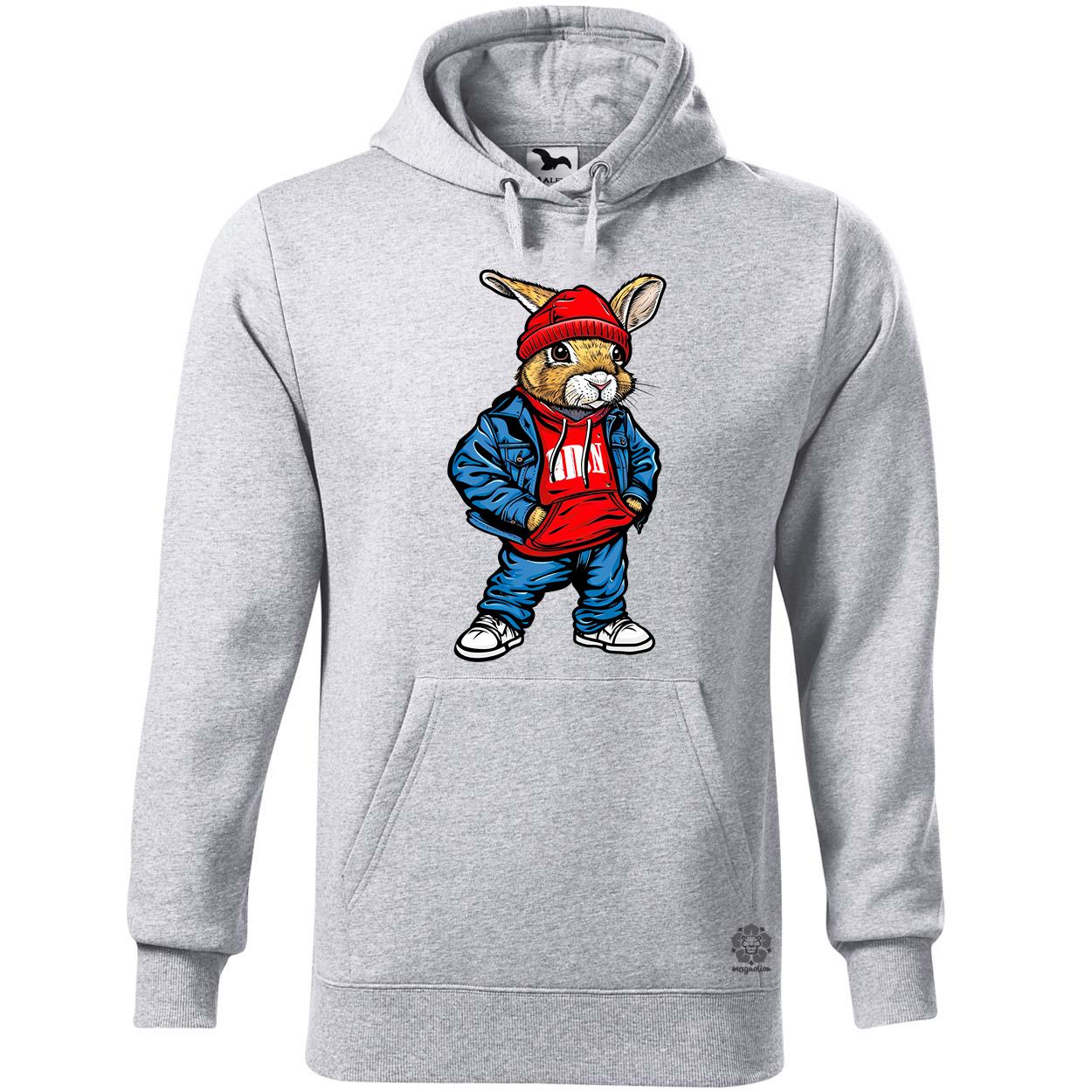 Hip Hop nyuszi v16 egyedi  pulóver 