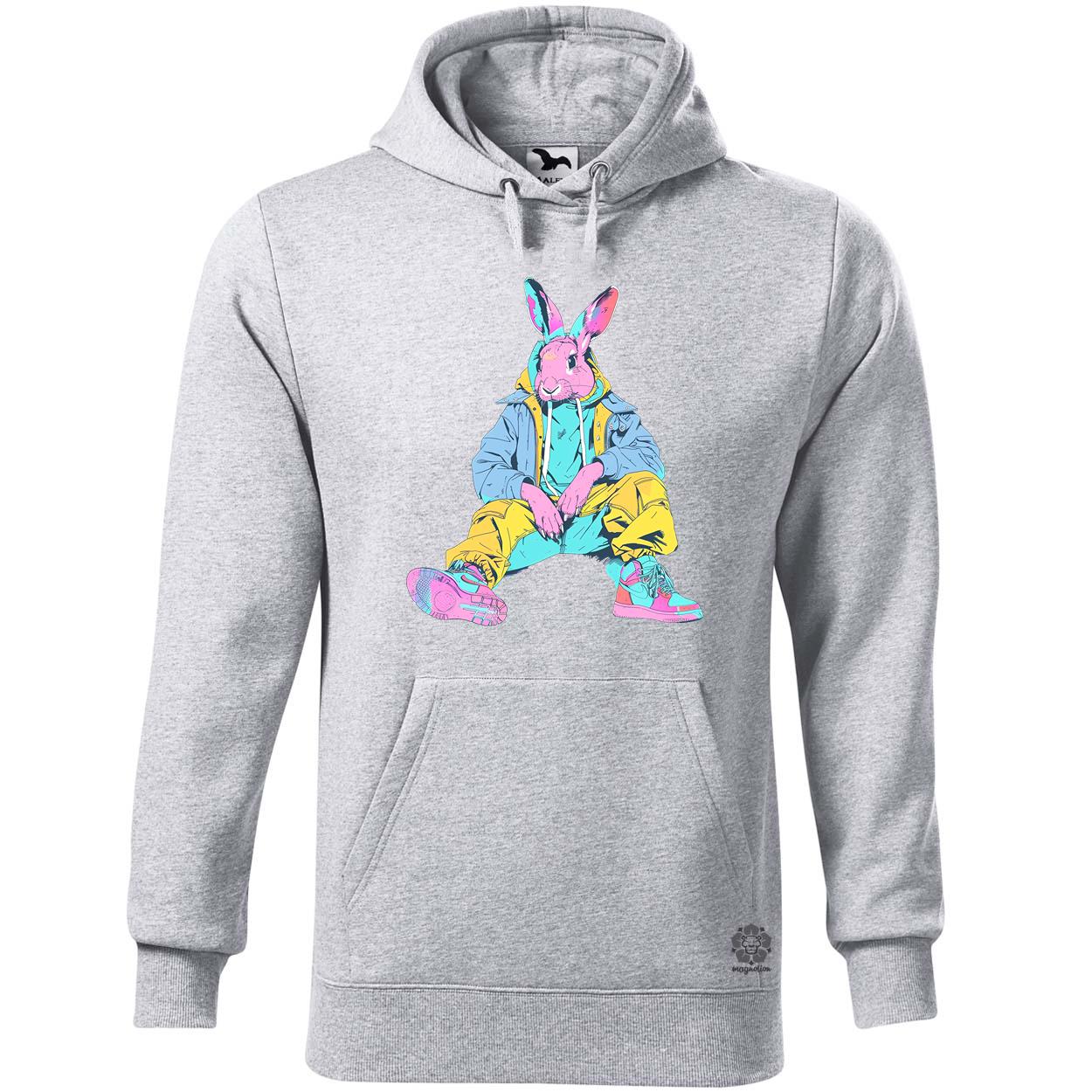 Hip Hop nyuszi v17 egyedi  pulóver 