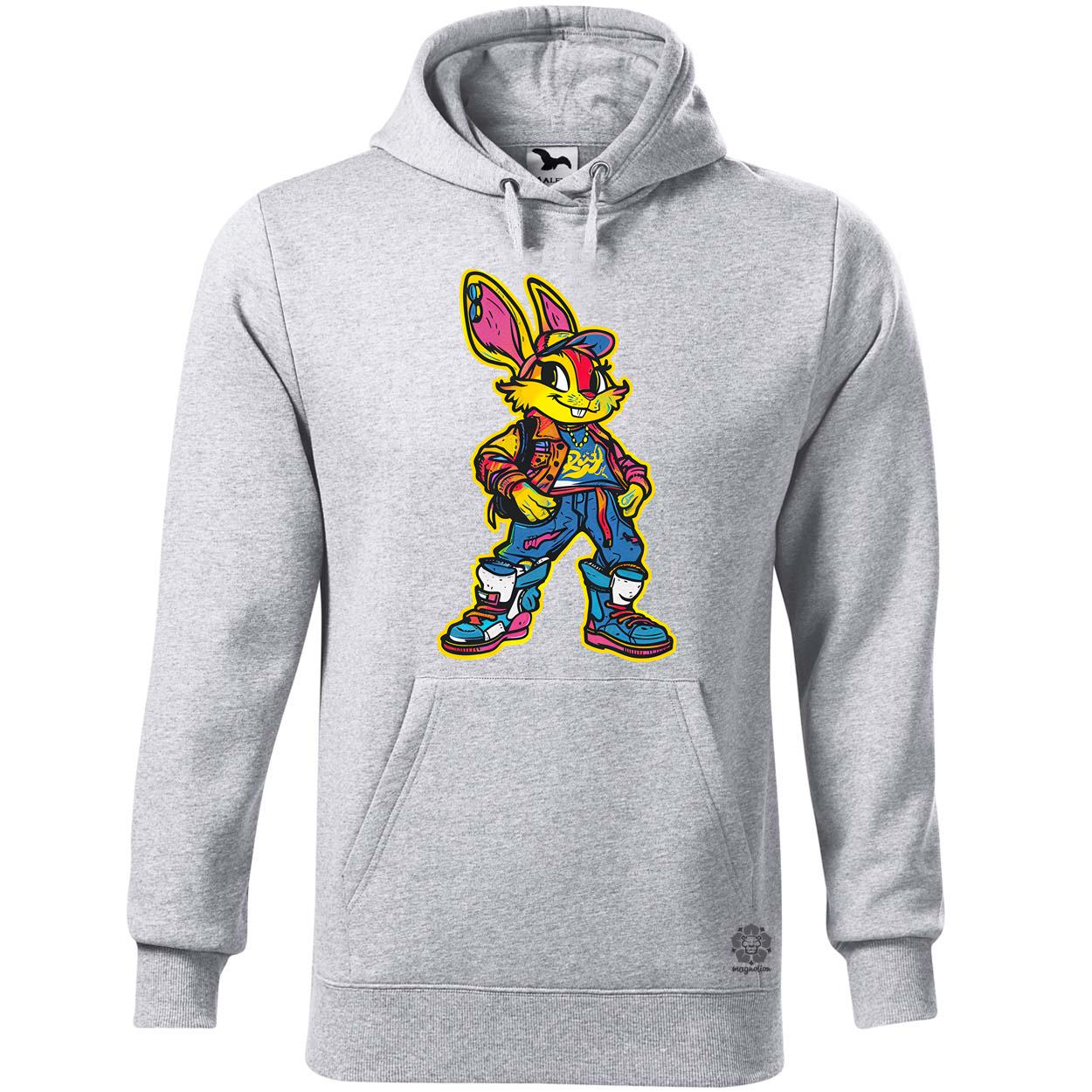 Hip Hop nyuszi v19 egyedi  pulóver 