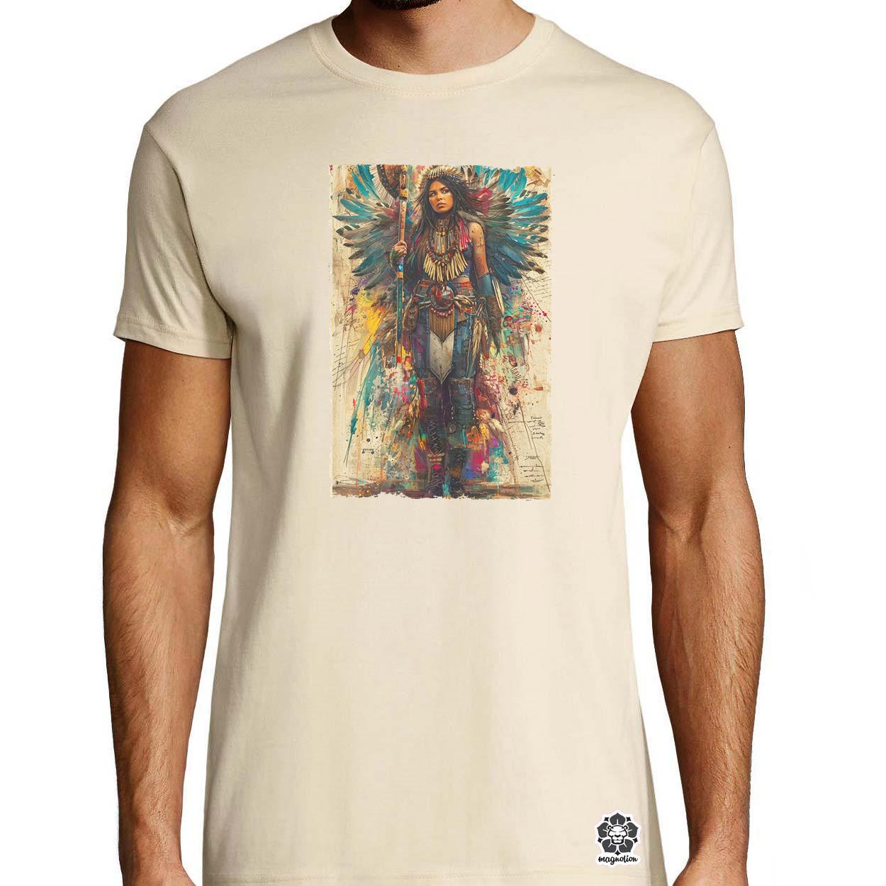 Art Nouveau amerikai őslakos v3 egyedi póló 