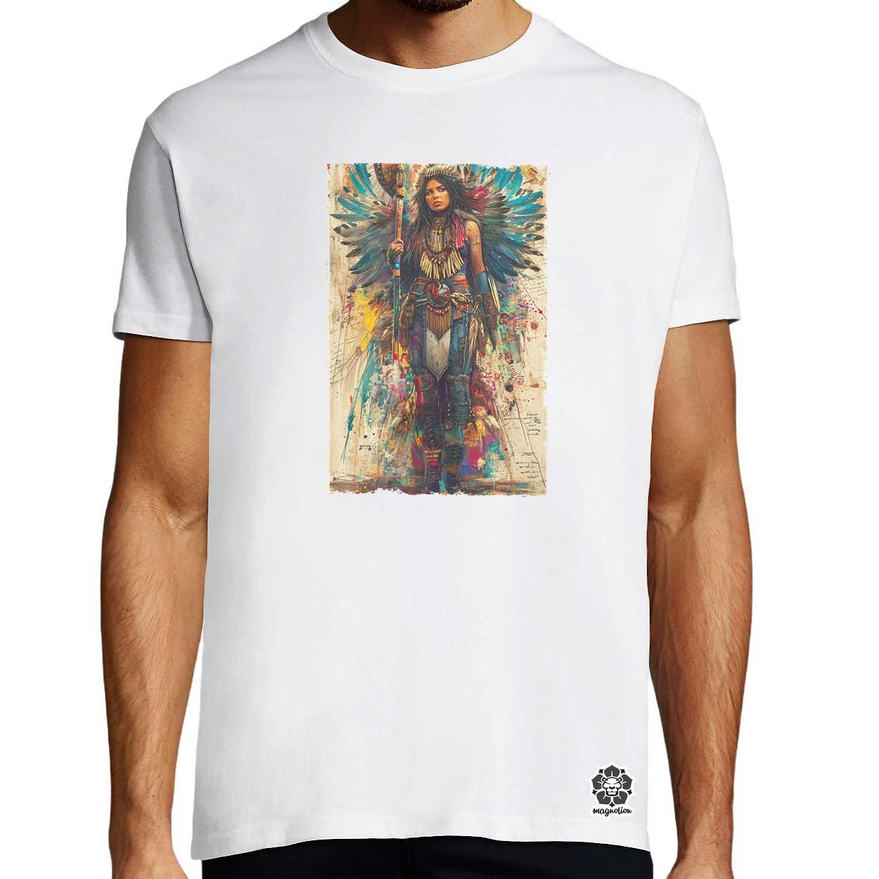 Art Nouveau amerikai őslakos v3 egyedi póló 