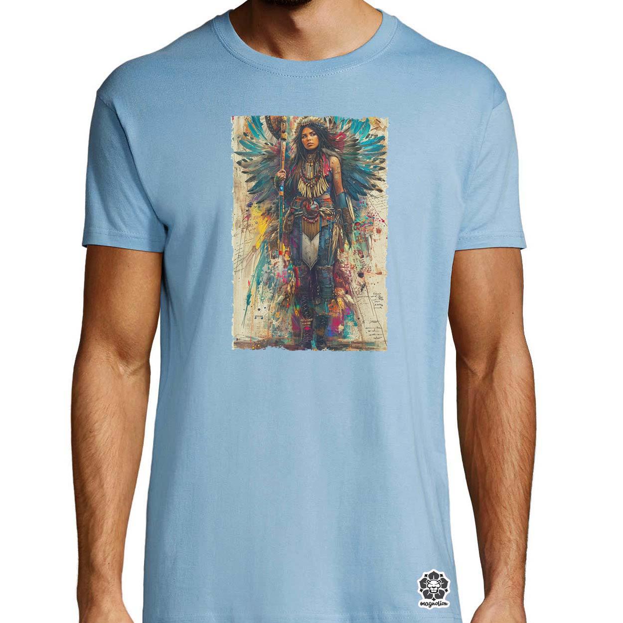 Art Nouveau amerikai őslakos v3 egyedi póló 