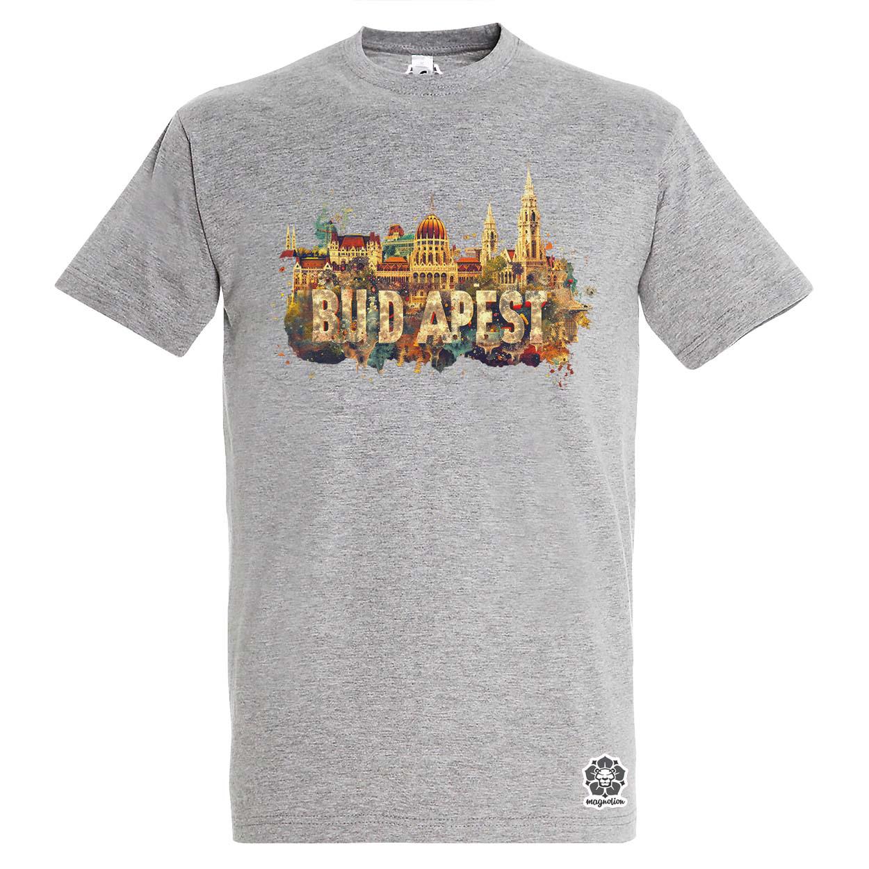 Budapest absztrakt v12 egyedi póló 