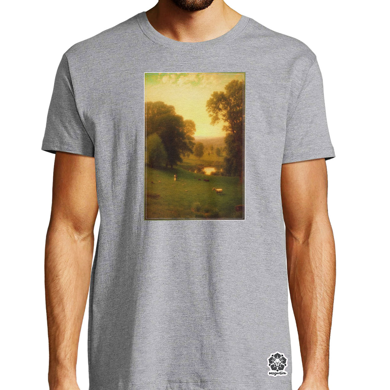 George inness tájai v2 egyedi póló 